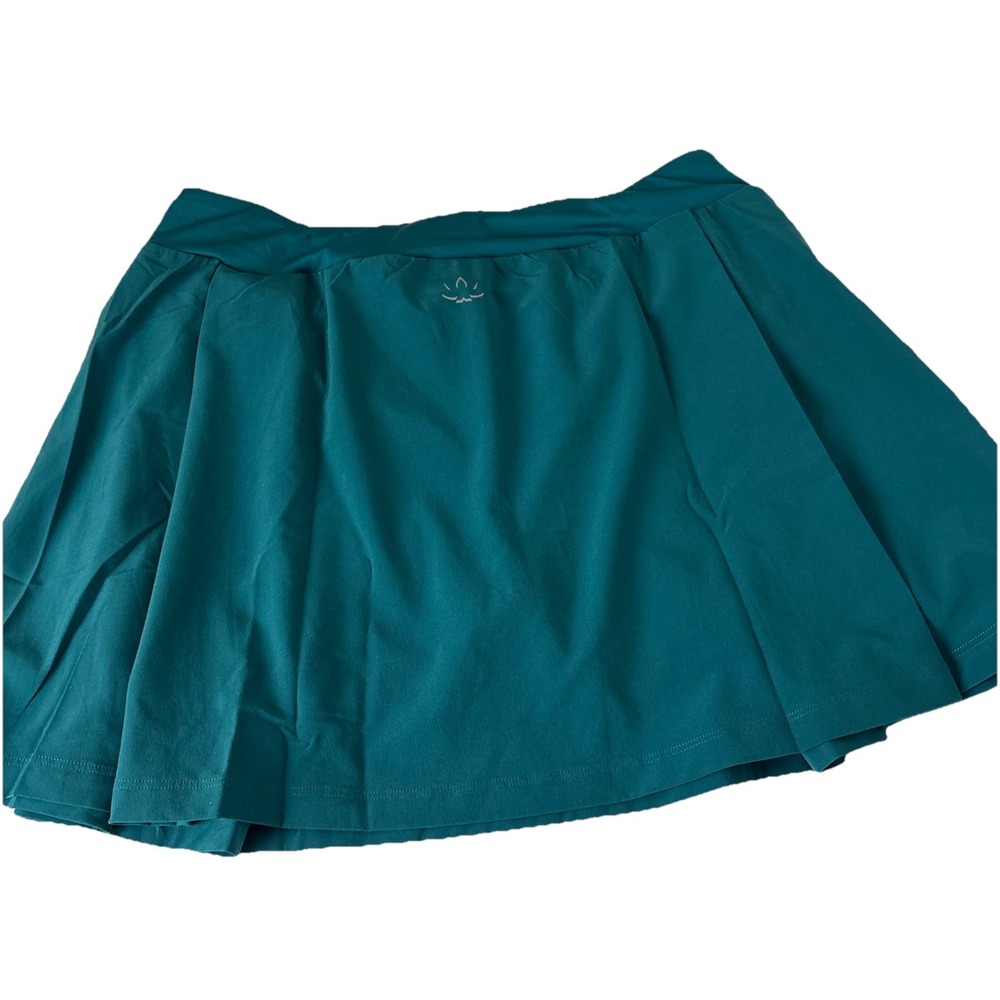 NWT! BEYOND YOGA court advantage tennis Skirt Skort womens size medium teal - Picture 8 of 14